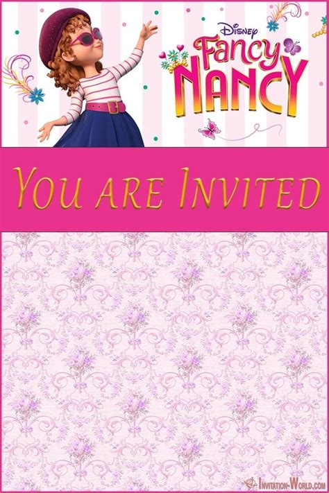 Fancy nancy birthday party invitations. Download Fancy Nancy Invitation Templates | Invitation World