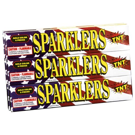 Fireworks Tnt Fireworks 10 Gold Sparklers