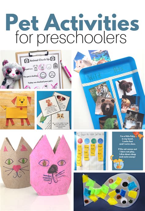 Preschool Pet Activities No Time For Flash Cards