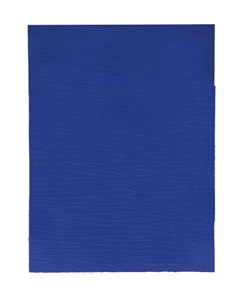 Yves Klein 1928 1962 Monochrome Bleu Sans Titre Ikb 283 Christies