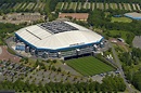 Aerial photograph Gelsenkirchen - View the Veltins-Arena, the stadium ...