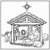 Free Printable Nativity Scene Coloring Pages