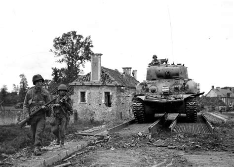 M4 Sherman Of The 1st Army World War Photos