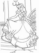 Coloring Cinderella Pages Printable Sheets Activity sketch template