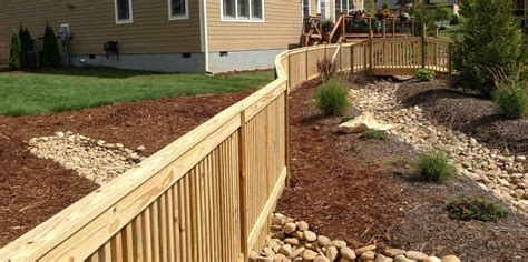 We have a huge range of fencing materials available for garden boundary fencing. Best Wood Fences | Lake Norman Fence Co. | Cornelius NC