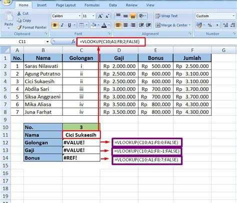 Belajar Rumus Excel Vlookup Ini Penjelasan Dan Contohnya