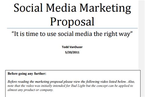 Social Media Proposal Best Templates To Win Clients