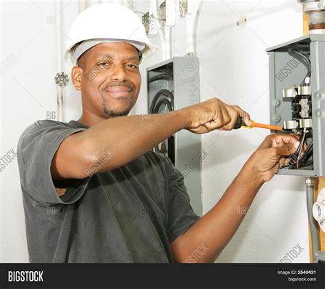 Handsome Electrician Image And Photo Free Trial Bigstock