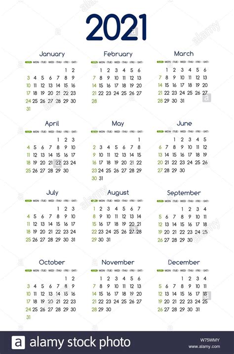 2021 12 Month Printable Calendar Free Download Customize And Print