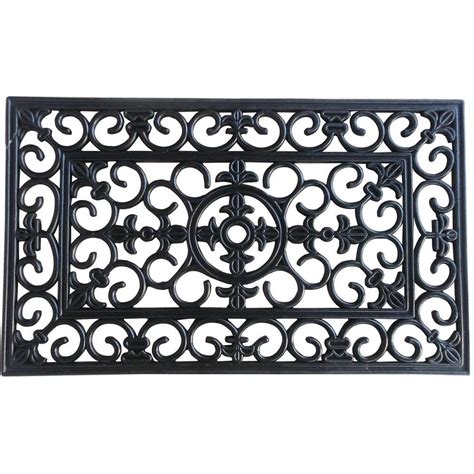 The gates need to be stripped and repainted. TrafficMASTER Arrow 24 in. x 36 in. Rubber Wrought Iron ...
