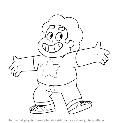 Learn How To Draw Steven From Steven Universe Steven Universe Step By