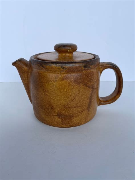 Mccoy Pottery Stoneware Canyon Mesa 1418 Teapot Etsy