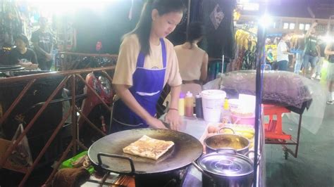 Bangkok Roti Eggs And Banana By Thai Lady The Most Popular Roti Bangkok Thailand 2023 Youtube