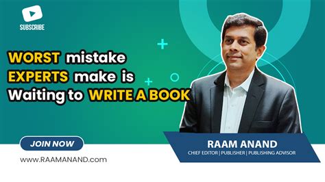 The Worst Mistake Experts Make Is Waiting To Write A Book Live