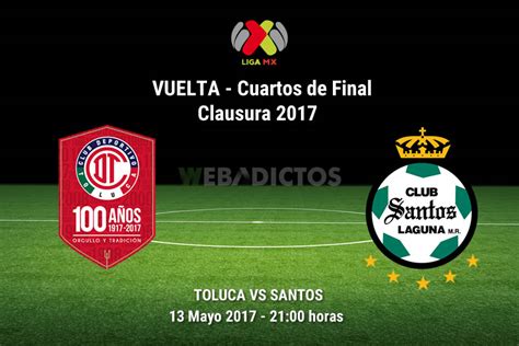 Predictions & head to head stats for toluca vs. Toluca vs Santos, Cuartos de Final C2017 | Resultado: 1-3
