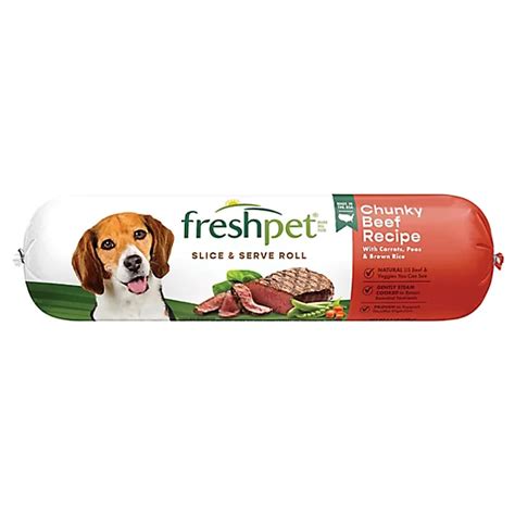 Freshpet Healthy And Natural Dog Food Fresh Beef Roll 15 Lb Albertsons