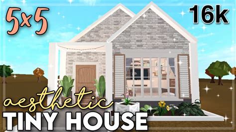 Bloxburg 5×5 Tiny House No Gamepass Small Mini Budget Aesthetic