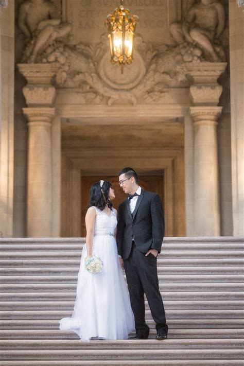 Chinese Couple On San Francisco City Hall Weddings