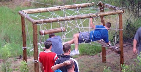A Team Building Obstacle Course Adventure Activities Team Building