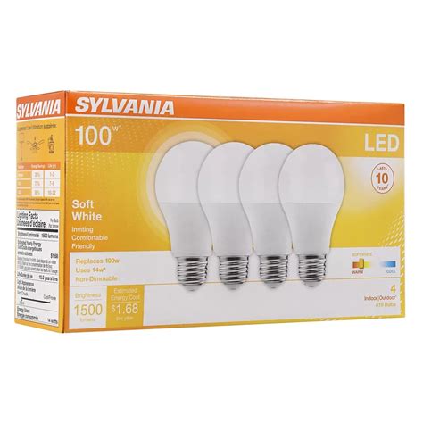 Sylvania Led 100 Watt A19 Soft White Light Bulbs Shop Light Bulbs At