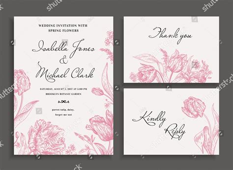 He was able to help us coordinate all of our paper products invitations, program cards, menu cards, place cards. pink rustic wedding invitation