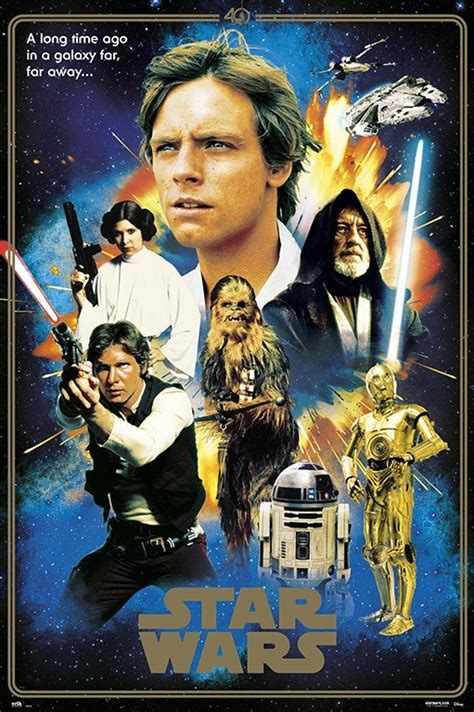 Star Wars 40th Anniversary Heroes Poster Plakat Kaufen Bei Europosters