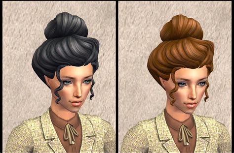 Theninthwavesims The Sims 2 Ts4 Get Famous Victorian Hair For The Sims 2