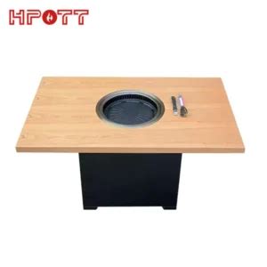Korean Bbq Table Hot Pot Table Equipment Manufacturer Hpott