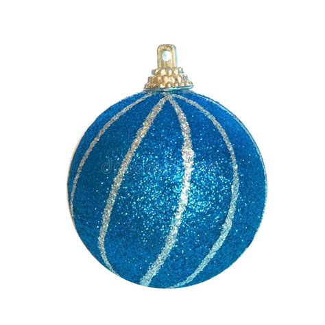 Blue Christmas Bauble Stock Photo Image Of Close Decoration 7325624