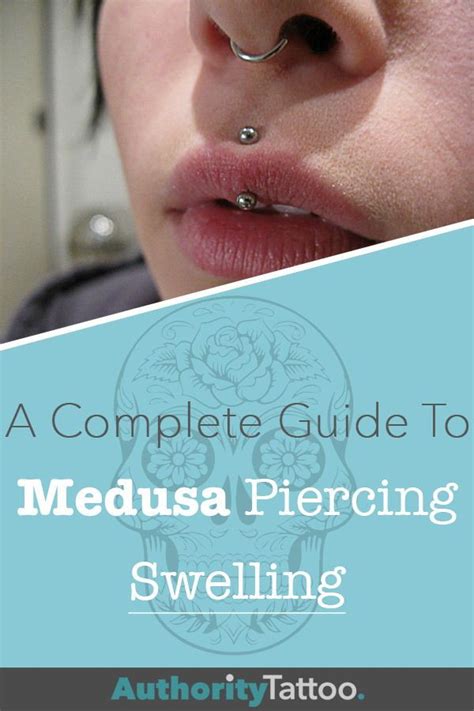 Medusa Piercing Swelling Medusa Piercing Lip Piercing Piercing