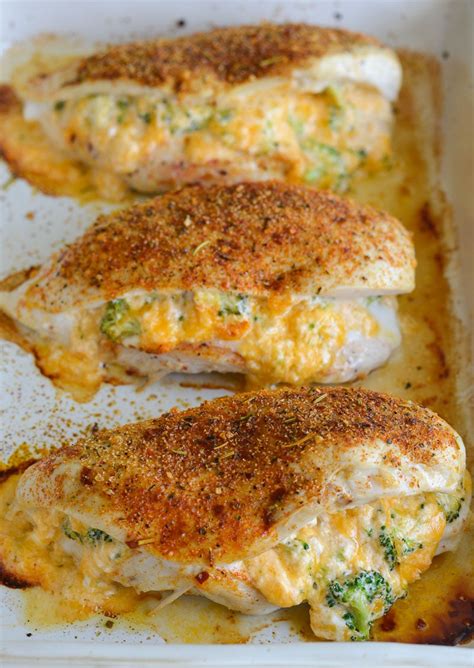 Broccoli Cheddar Stuffed Chicken Dining And Cooking