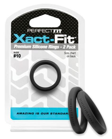Perfect Fit Xact Fit 10 Black Pack Of 2 Rings On Literotica