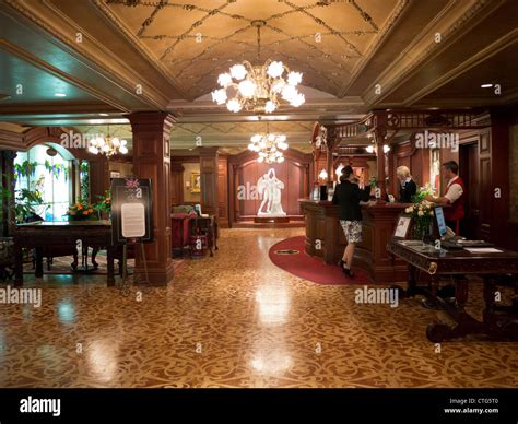 Prince Of Wales Hotel Lobby Interior Stock Photo 49528304 Alamy