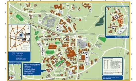 Emory Campus Map Campus Map Ireland Travel Map Images And Photos Finder