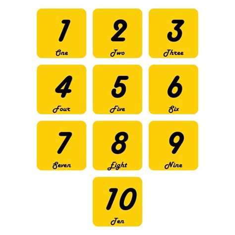 8 Best Images Of Printable Very Large Numbers 1 10 Large