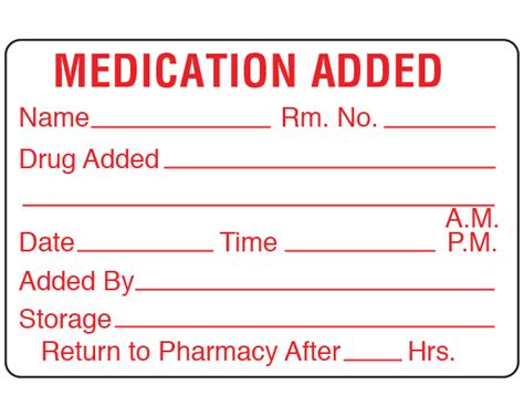Sma 23 Medication Added Id Labels