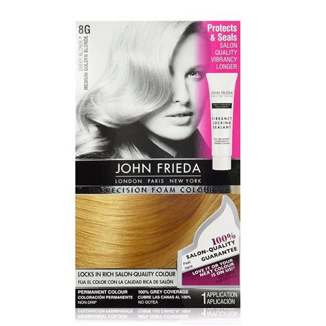 By placing a band of color particles around the inner. John Frieda Precision Foam Hair Color, Medium Golden ...
