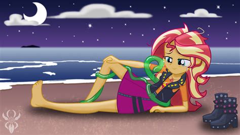 Sunset And The Smooze By Legendary Spider Sunset Shimmer My Little