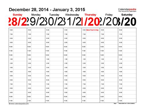 Weekly Calendar Excel How To Create A Weekly Calendar In Excel An