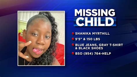 Bso Search For Missing 12 Year Old Girl In Lauderdale Lakes Wsvn 7news Miami News Weather