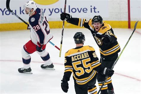 Bruins Playoffs 2019 Boston Leads Columbus 1 0 After A Dominant First