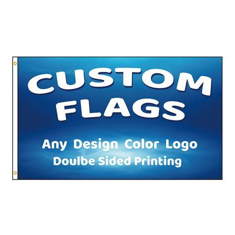 Us 2998 Double Sided Custom Flags 3x5 With Grommets