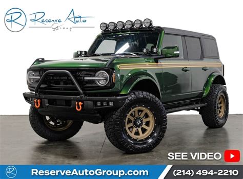 2022 Ford Bronco Eruption Green Metallic With 56 Miles Available Now