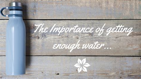 Importance Of Making Sure We Drink Enough Water Nourish And Flourish