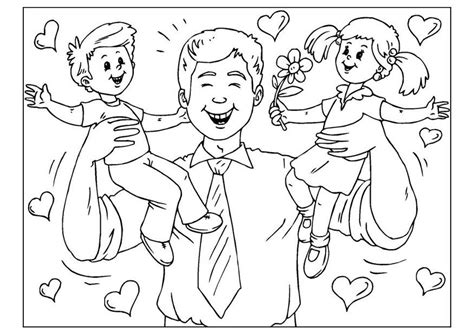 Tarjeta para colorear y regalar a mi tio papá. Dibujo para colorear día del padre - Img 25895