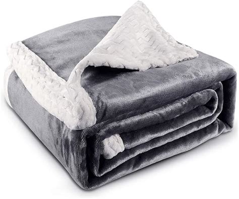 Ratel Double Layer Blanket Fleece Gray 150×200cm 460gsm Upgrade Soft