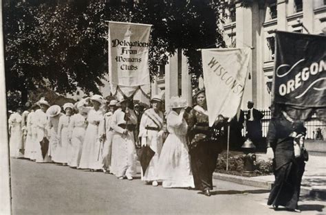 Print Of Suffrage Parade 1913 Women Representing Oregon Wisconsin And Delegations Of In 2021