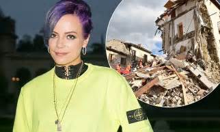 Lily Allen Reveals She Narrowly Avoided The Umbria Earthquake Daily