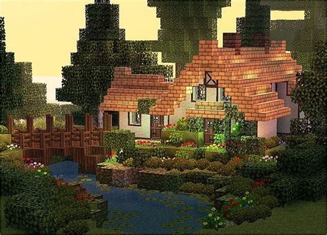 Cottagecore, also known as farmcore, is an aesthetic based around the visual culture of an idealized life on a western farm. Stream Cottage Minecraft Map | Casas minecraft fáciles ...