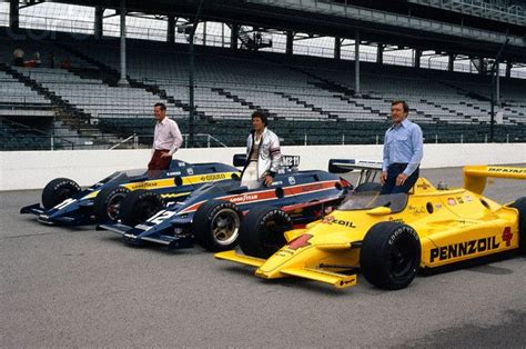 1980 Indy 500 Front Row Bobby Unser Mario Andretti And Johnny